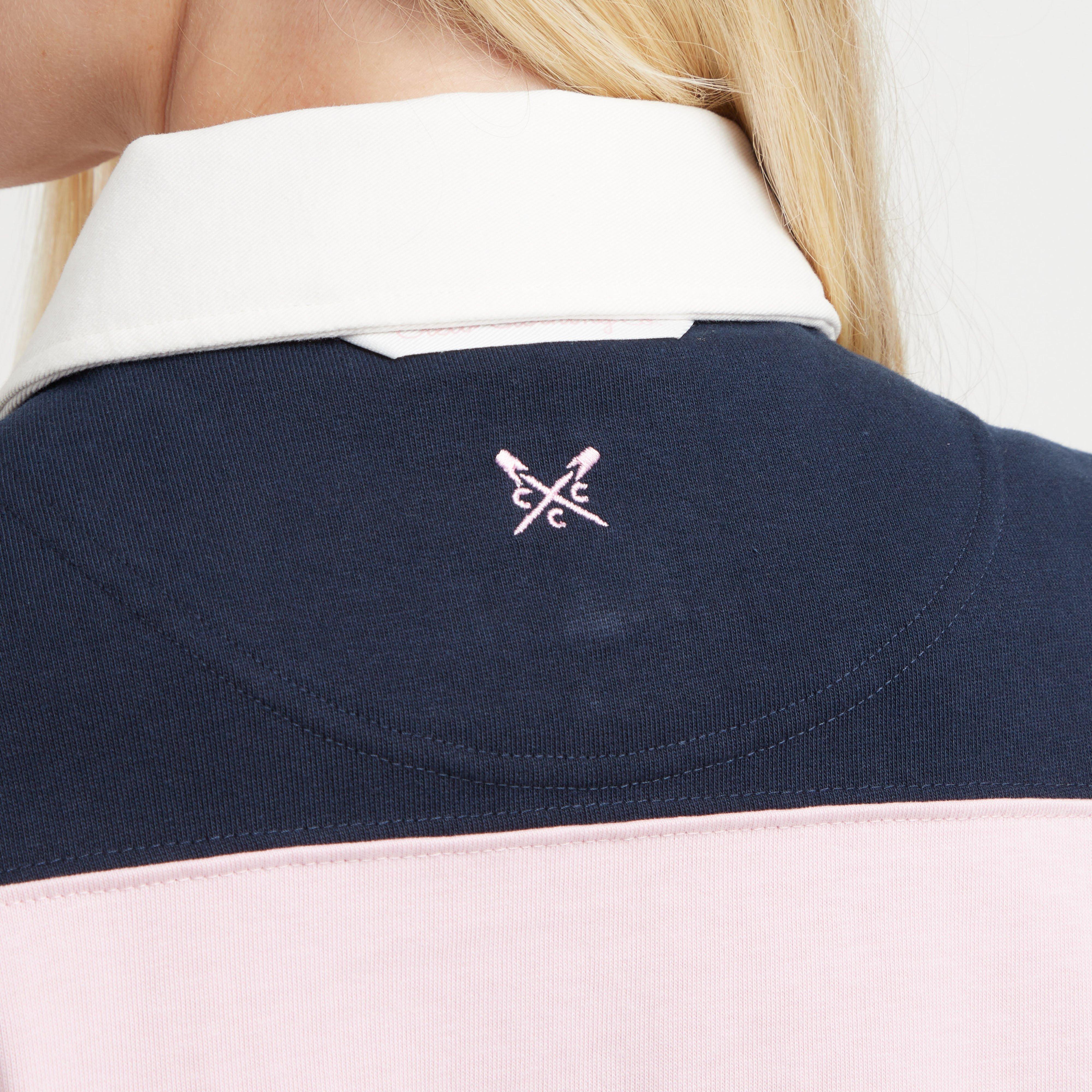 Women's Long Sleeve Stripe Rugby Shirt