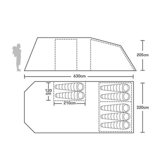 Refurbished Adhara 700XL Nightfall® Air Tent