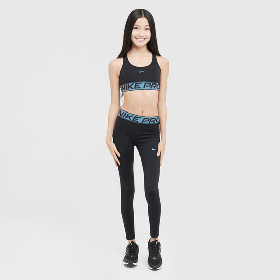 Kids’ Pro Swoosh Big Kids’ Sports Bra with Shine Accents