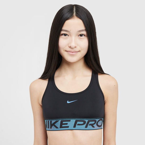 Kids’ Pro Swoosh Big Kids’ Sports Bra with Shine Accents