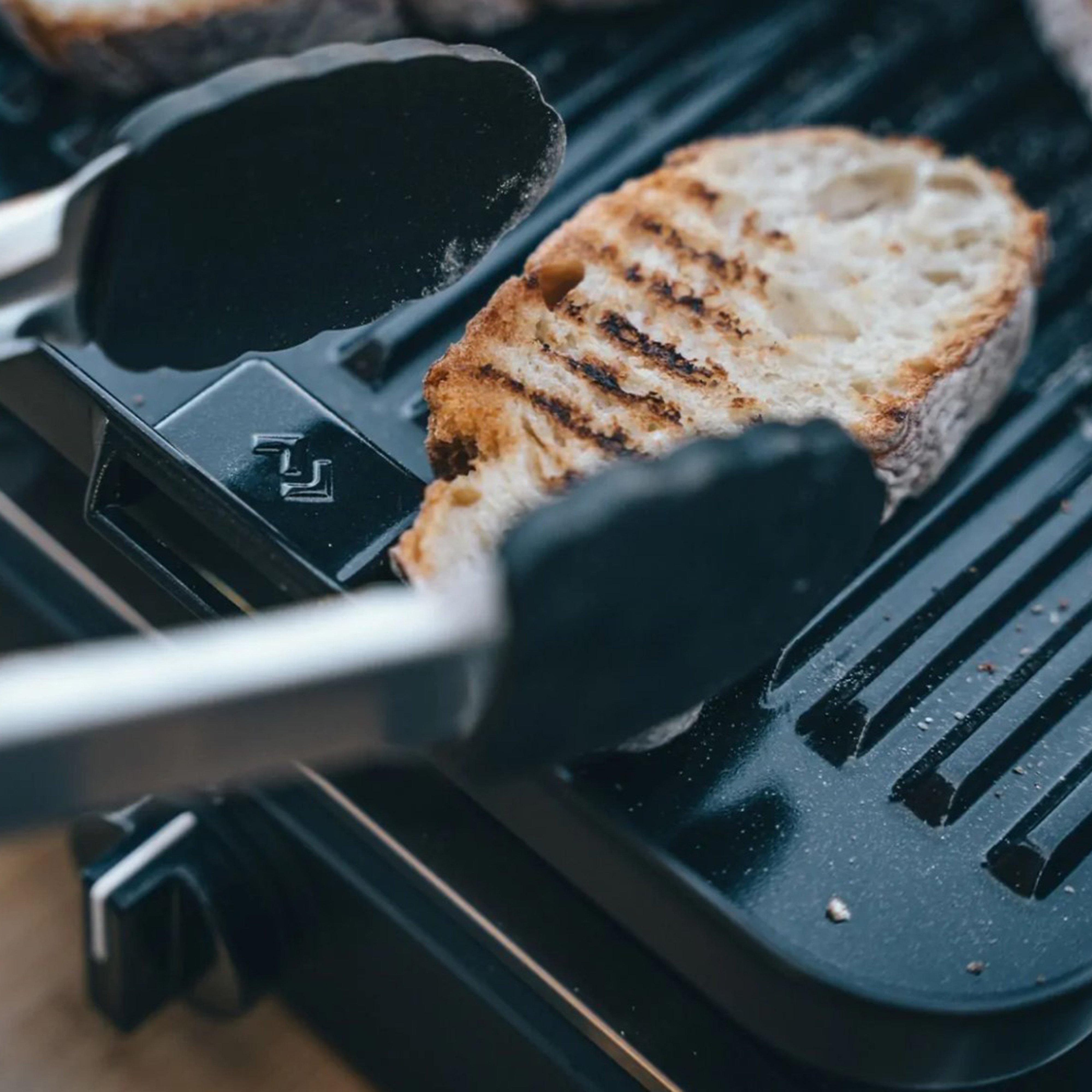 2 Cook Ribbed Grill Plate