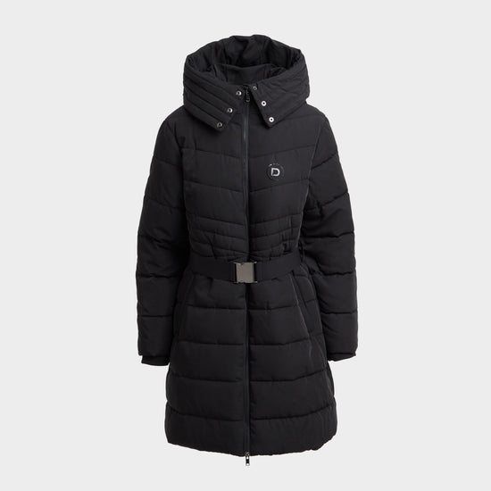 Women's Belted Longline Puffer