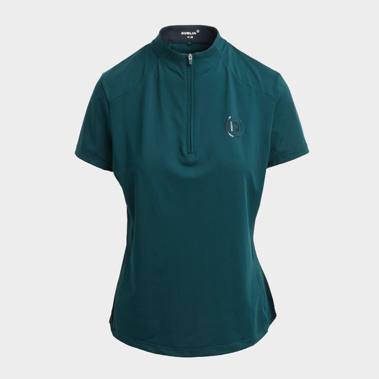 Women's 1/4 Zip Short Sleeve Top