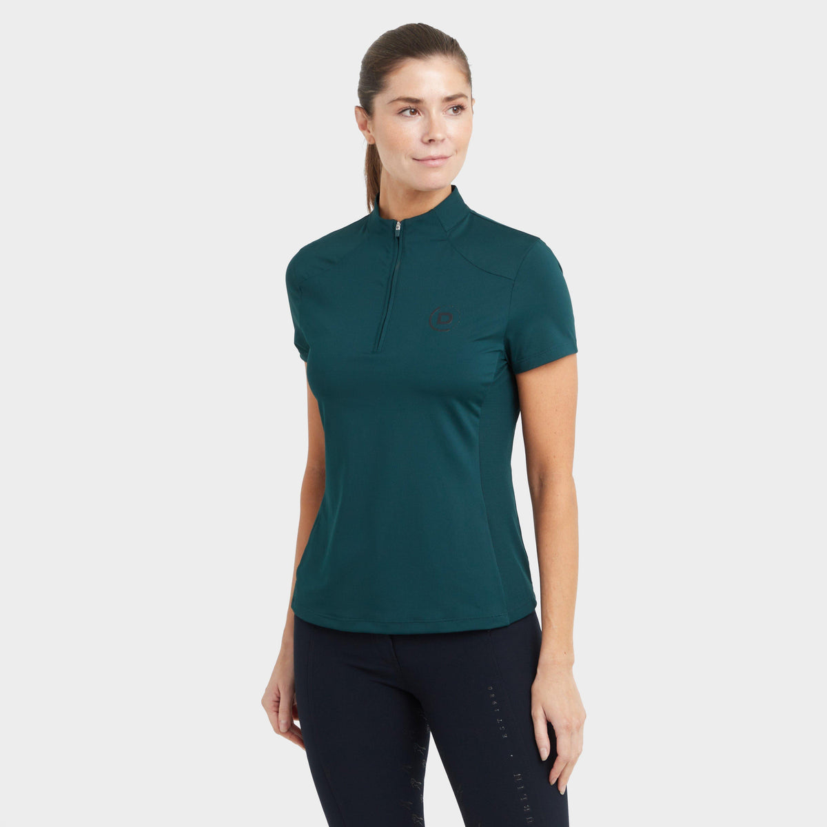 Women's 1/4 Zip Short Sleeve Top