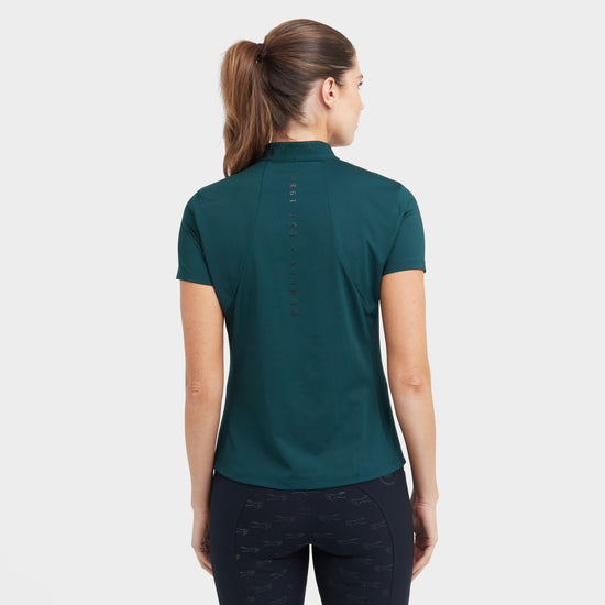 Women's 1/4 Zip Short Sleeve Top