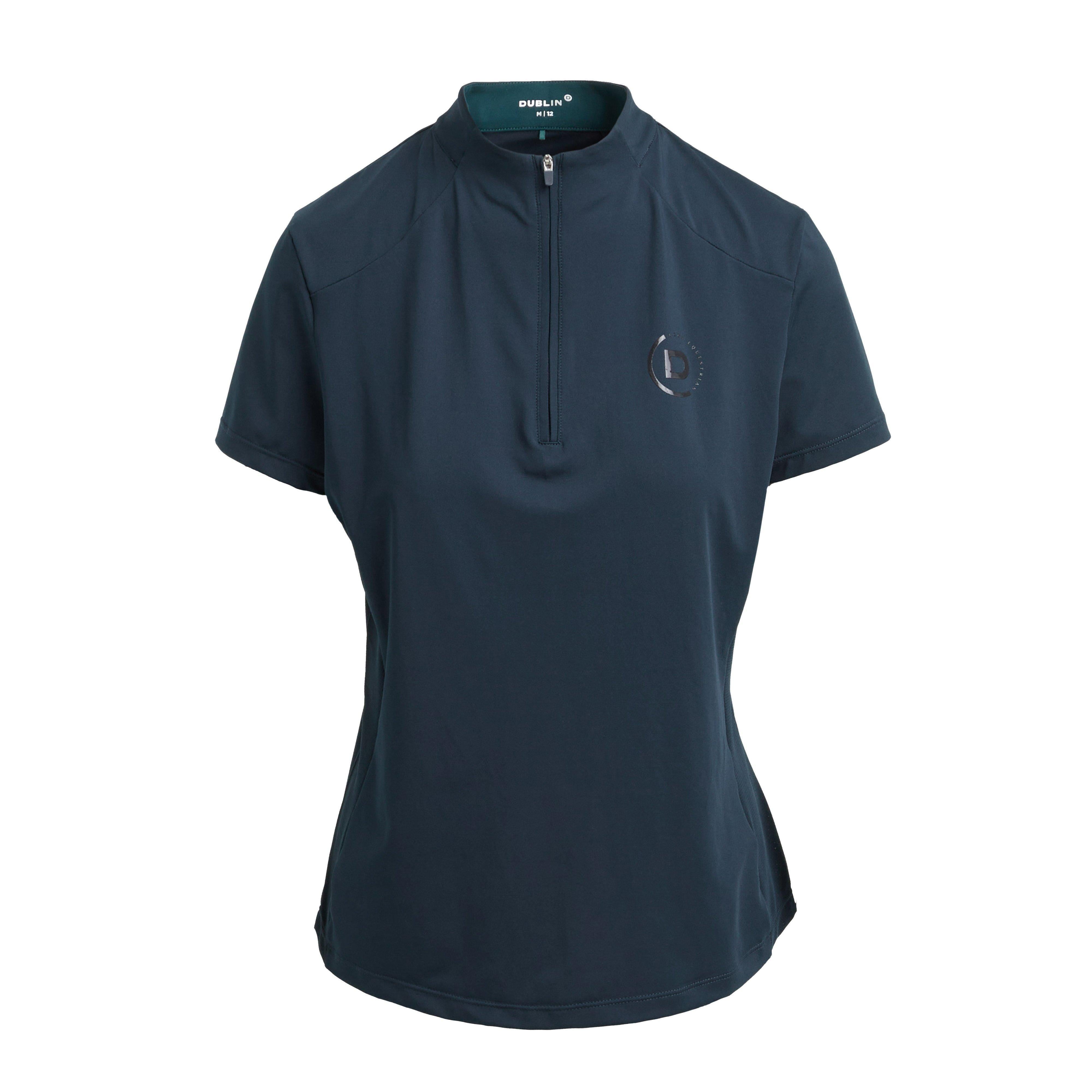 Women's 1/4 Zip Short Sleeve Top