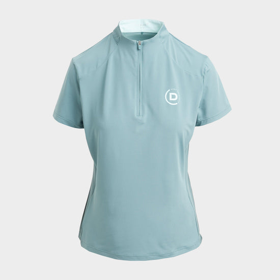 Women's 1/4 Zip Short Sleeve Top