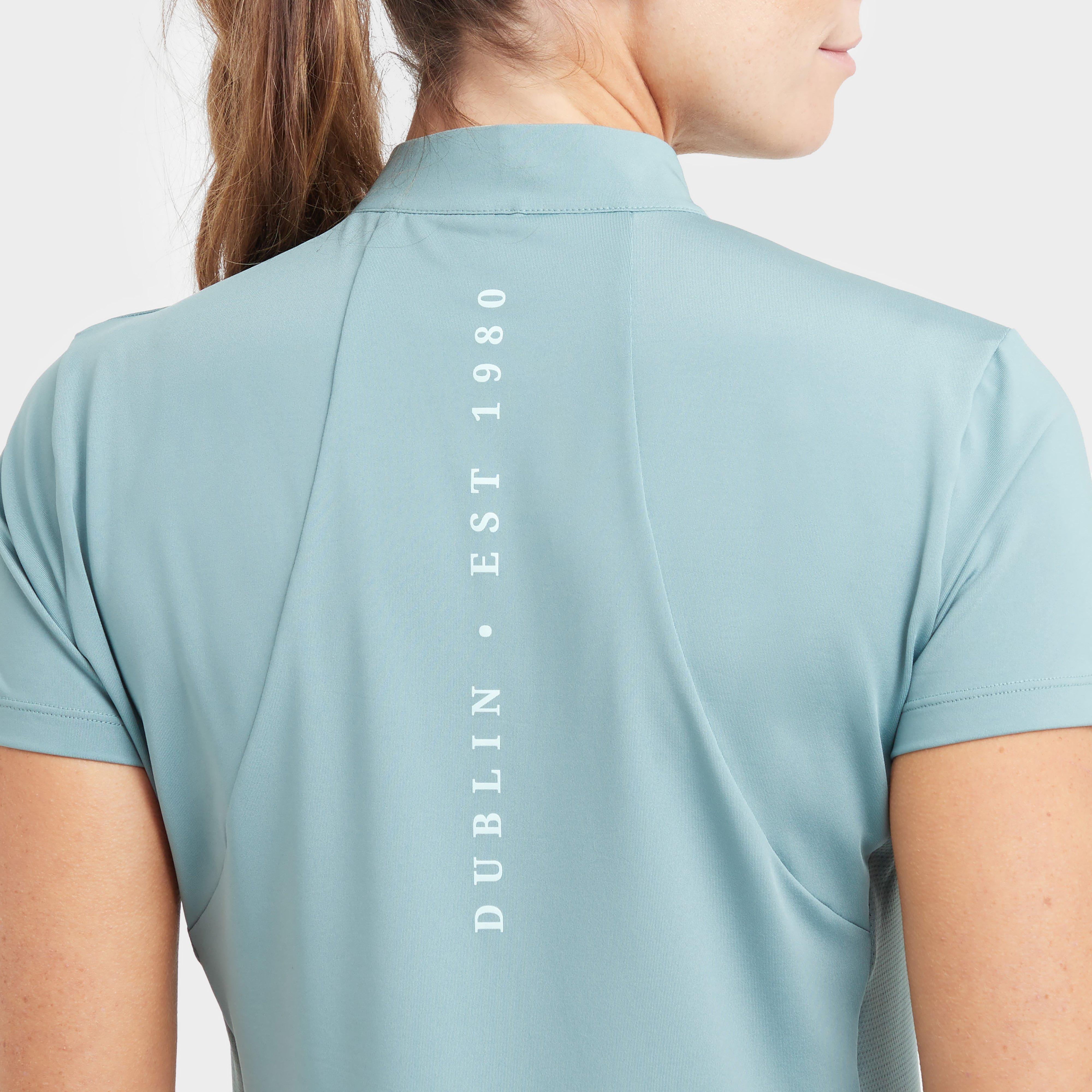 Women's 1/4 Zip Short Sleeve Top