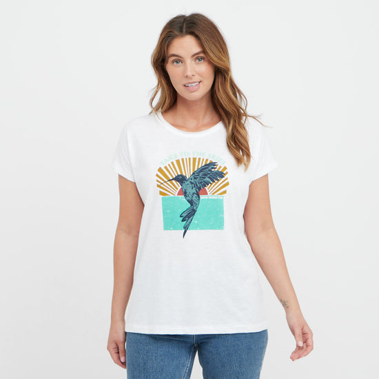 Women’s Fly Free Slub Graphic T-Shirt