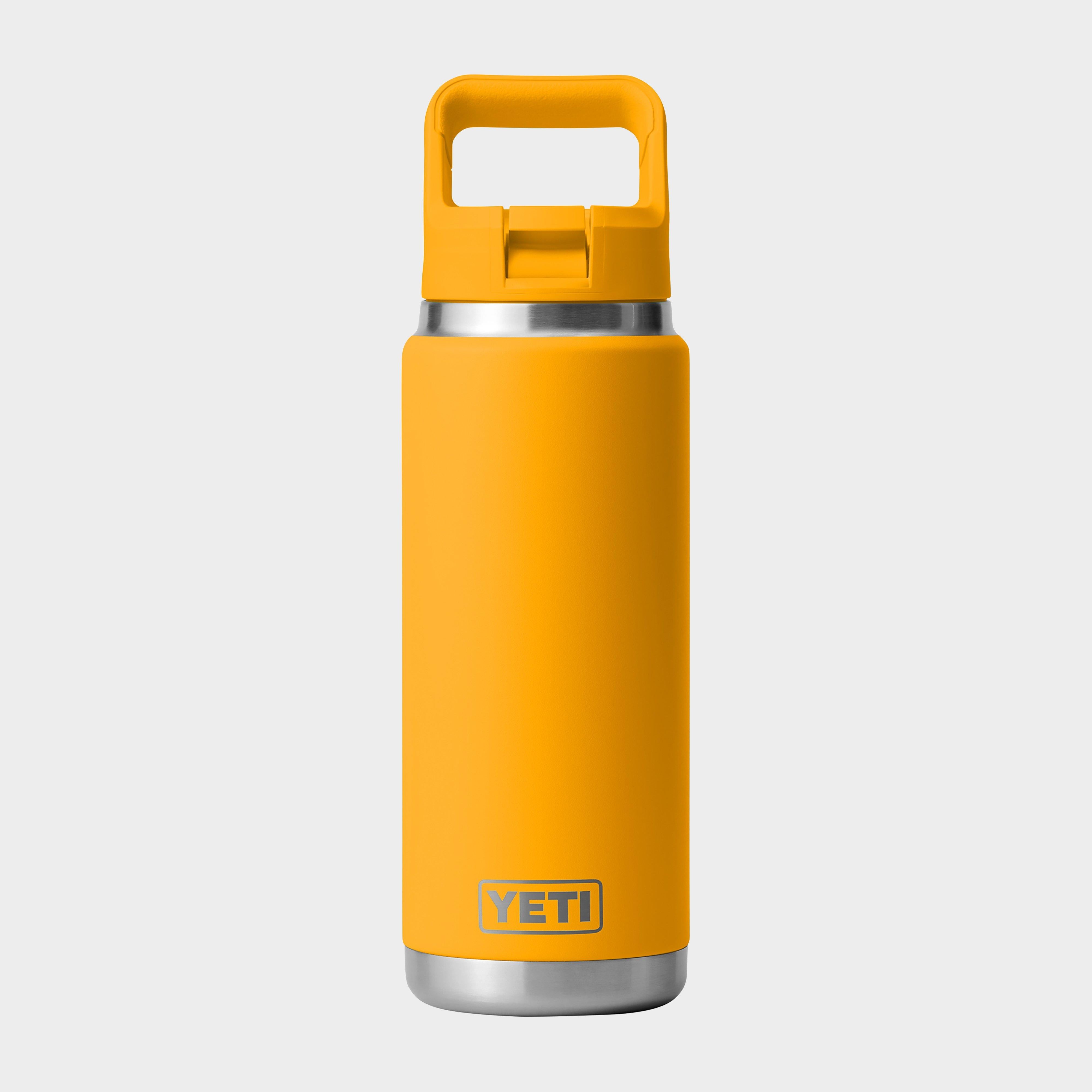 Yellow YETI Rambler® 26oz (769ml) Bottle with Straw Cap – GO Outdoors