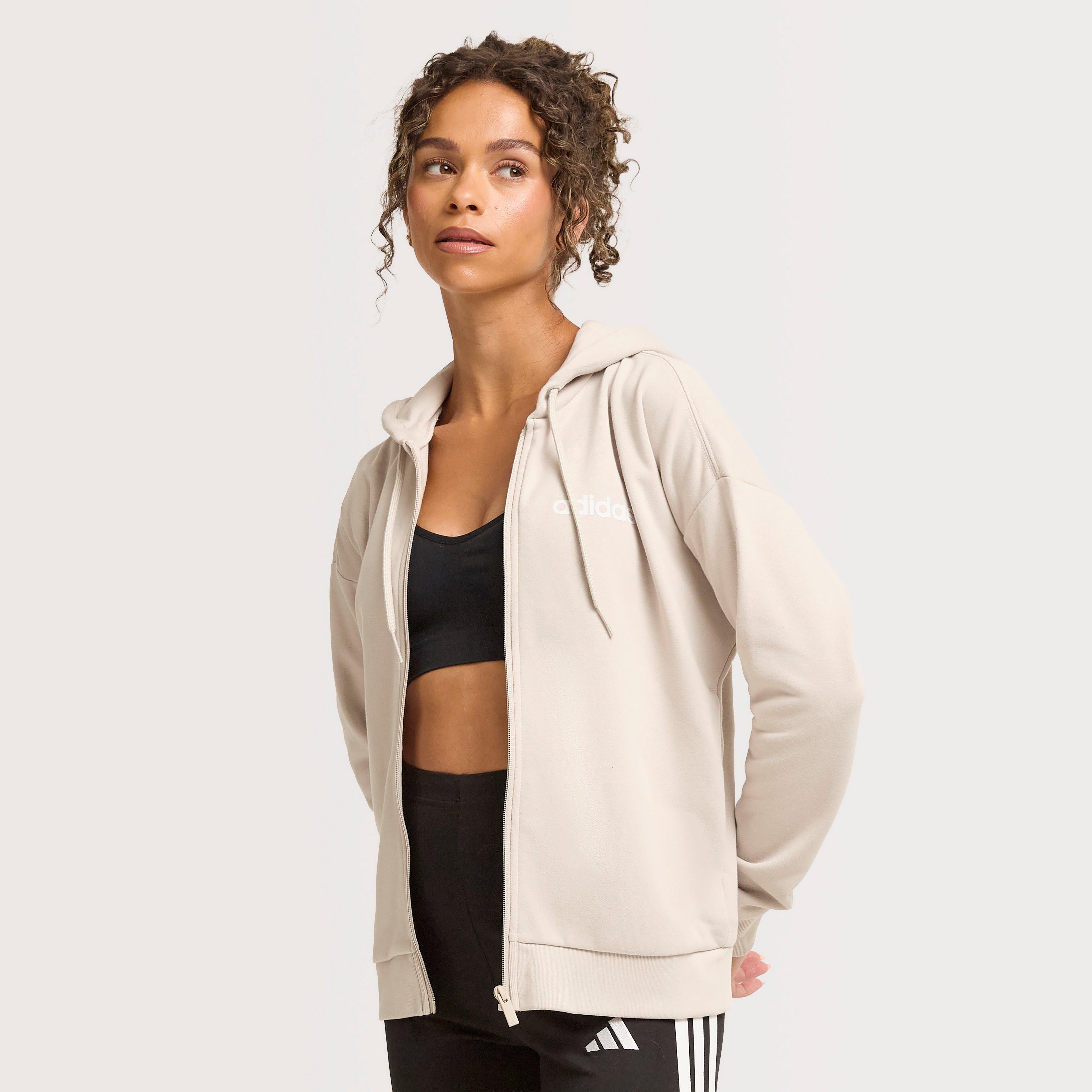 Women’s Essentials Linear Full Zip French Terry Hoodie