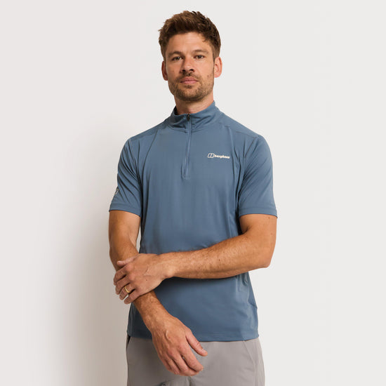 Men's Bowburn Half Zip Technical Tee