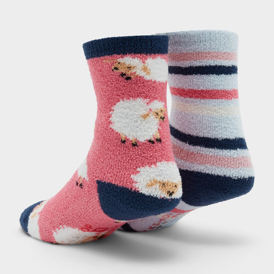 Women's Lounge Socks 2 Pack Sheep