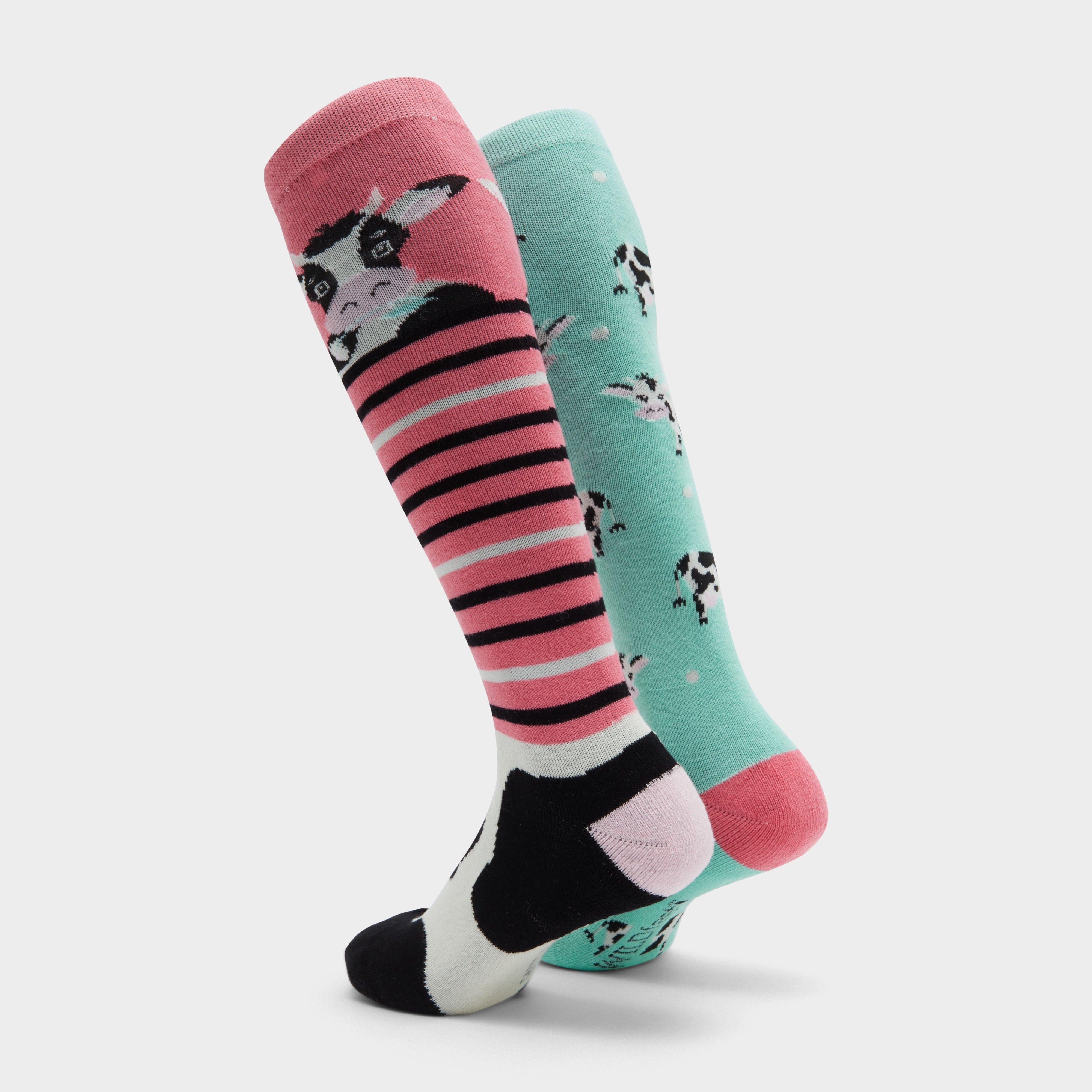 Women's Knee-High Equestrian Socks 2 Pack