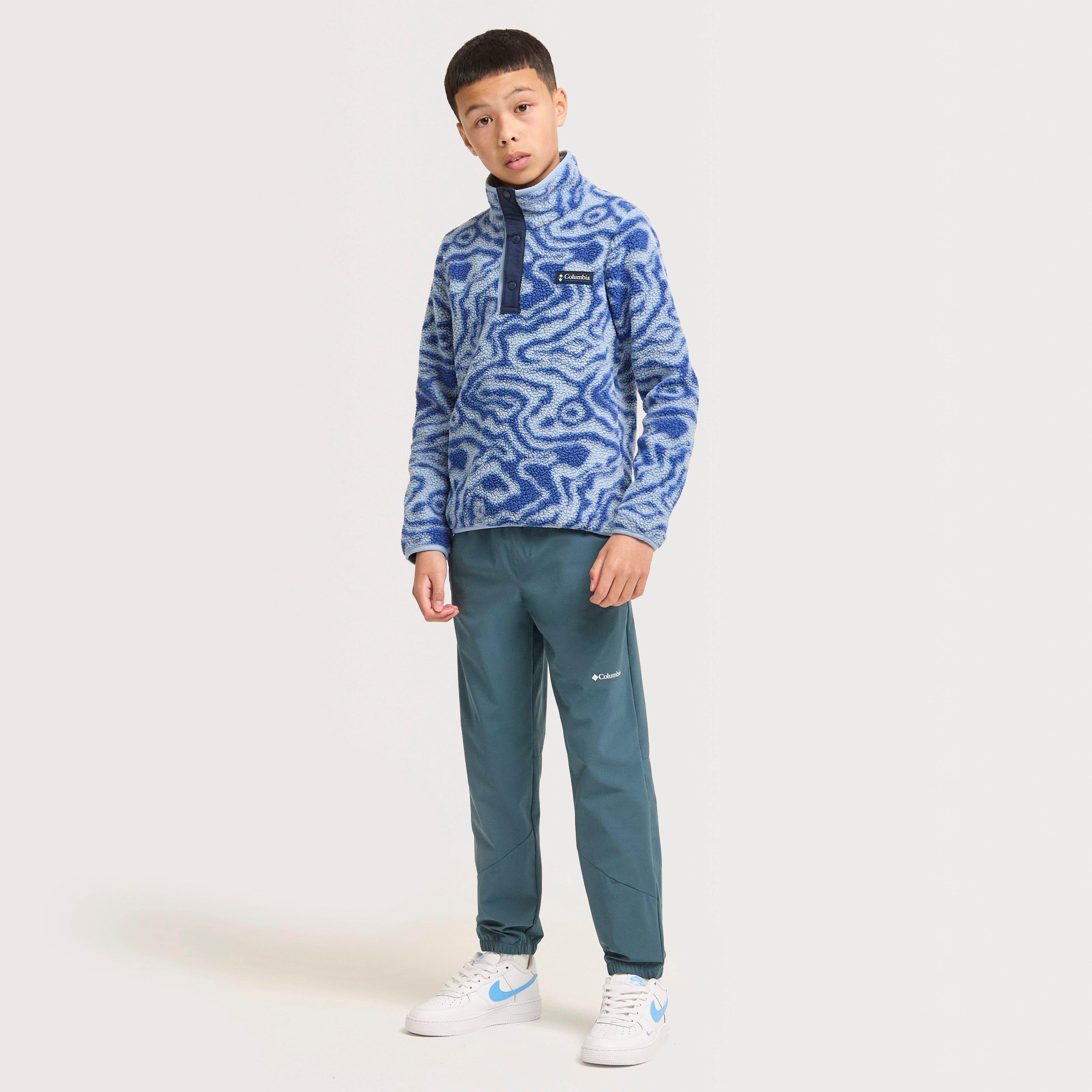 Kids' Helvetia™ II Sherpa Half Snap Printed Fleece