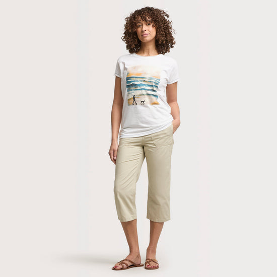Women's Walking Club Front Print Graphic T-Shirt