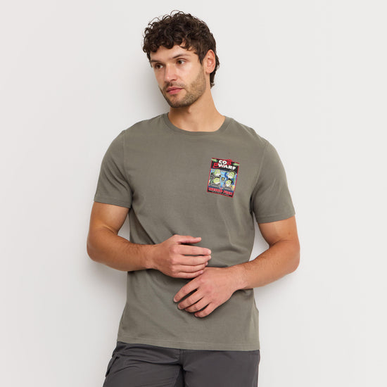 Men’s Cod Dwarf Back Print Artist T-Shirt