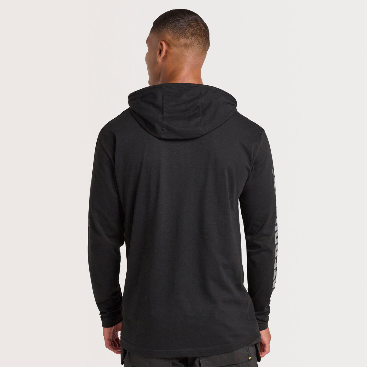 Men's CAT Hooded Long Sleeve Tee
