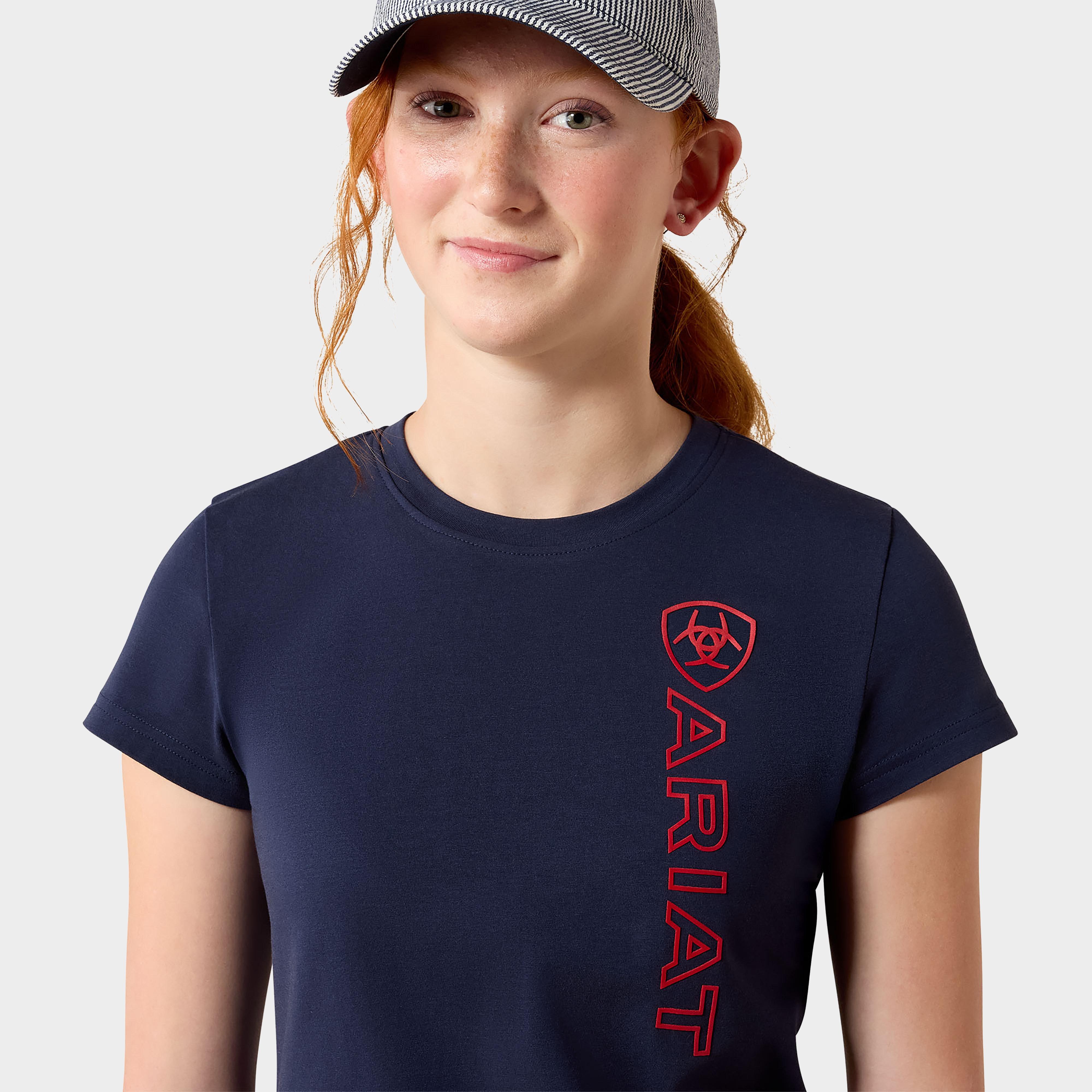 Kids' Vertical Logo Short Sleeved Top