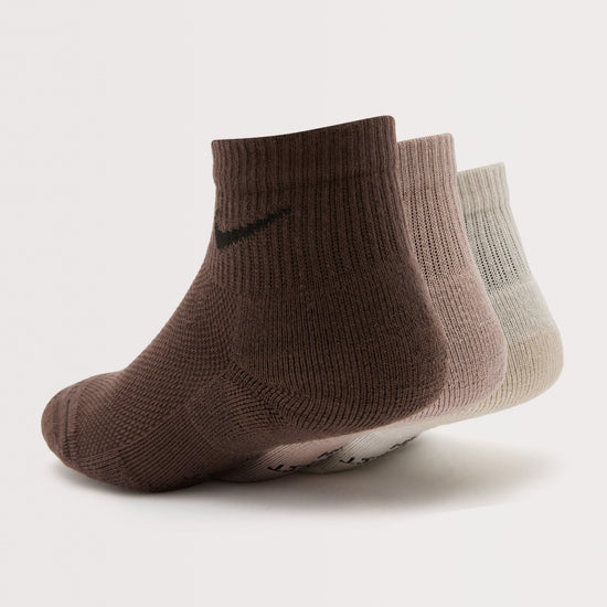 Unisex Everyday Elevated Quarter Socks (3 Pairs)