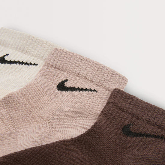 Unisex Everyday Elevated Quarter Socks (3 Pairs)