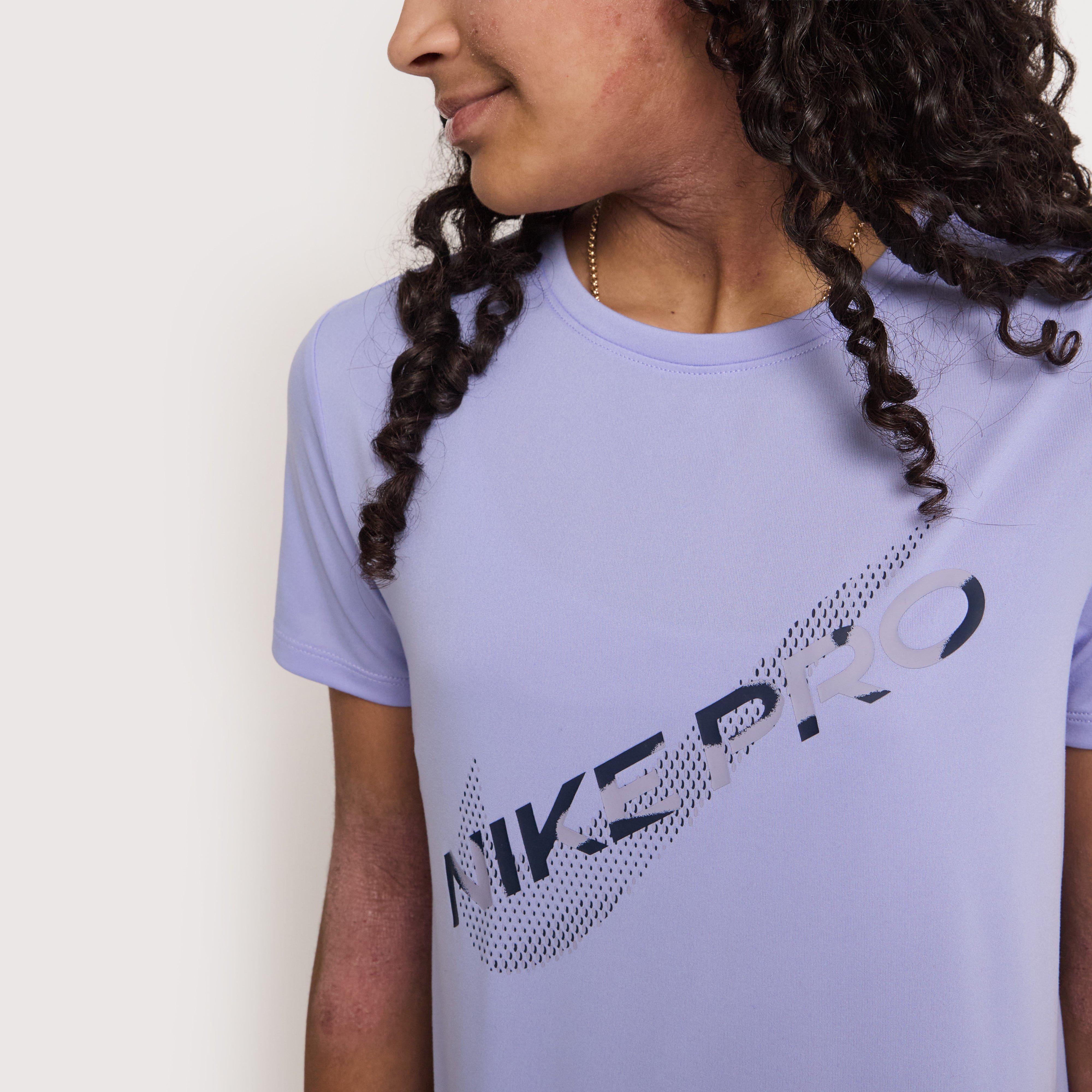 Junior Girls Pro Dri-FIT Short Sleeve Fitness T-Shirt