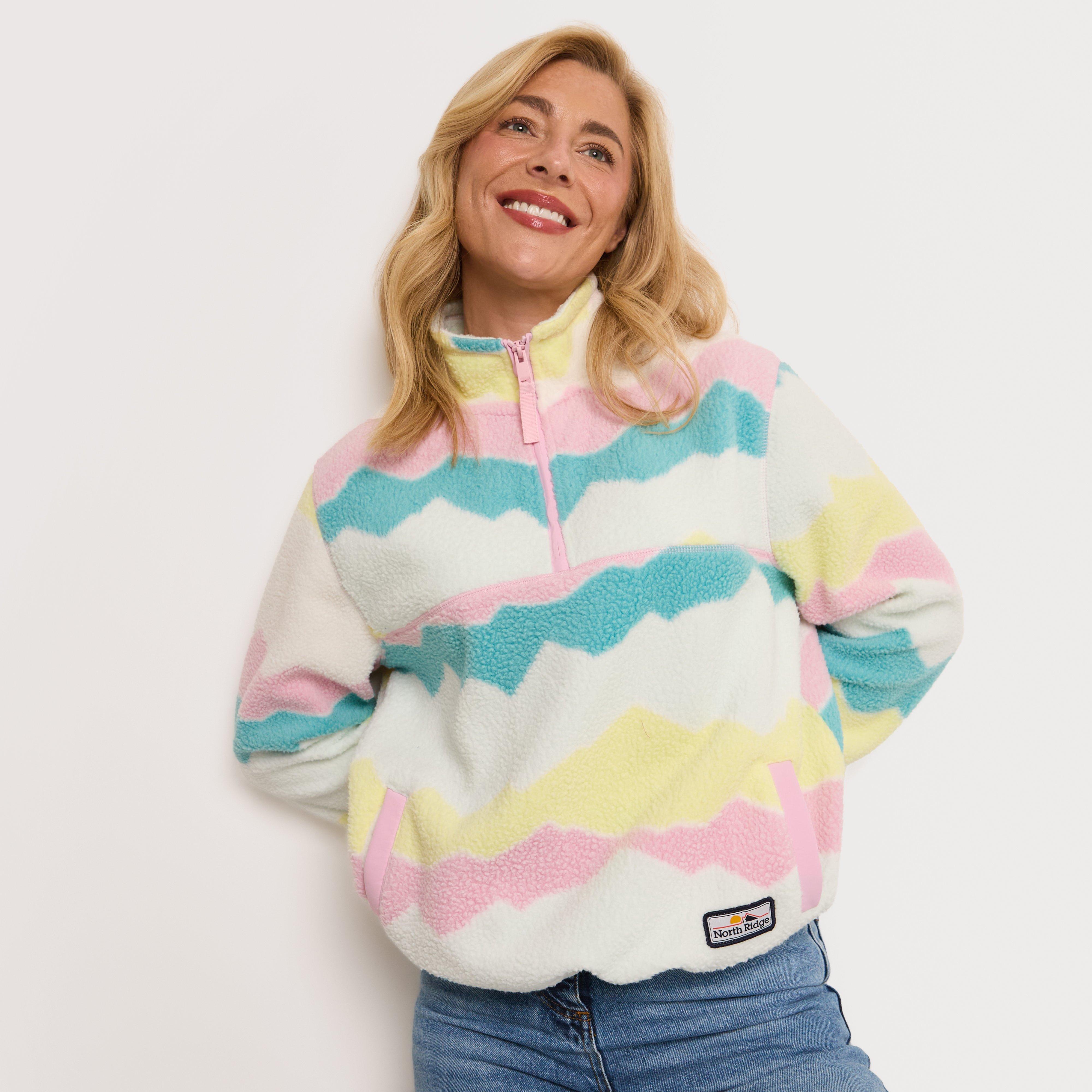 Women’s Half-Zip Borg Fleece