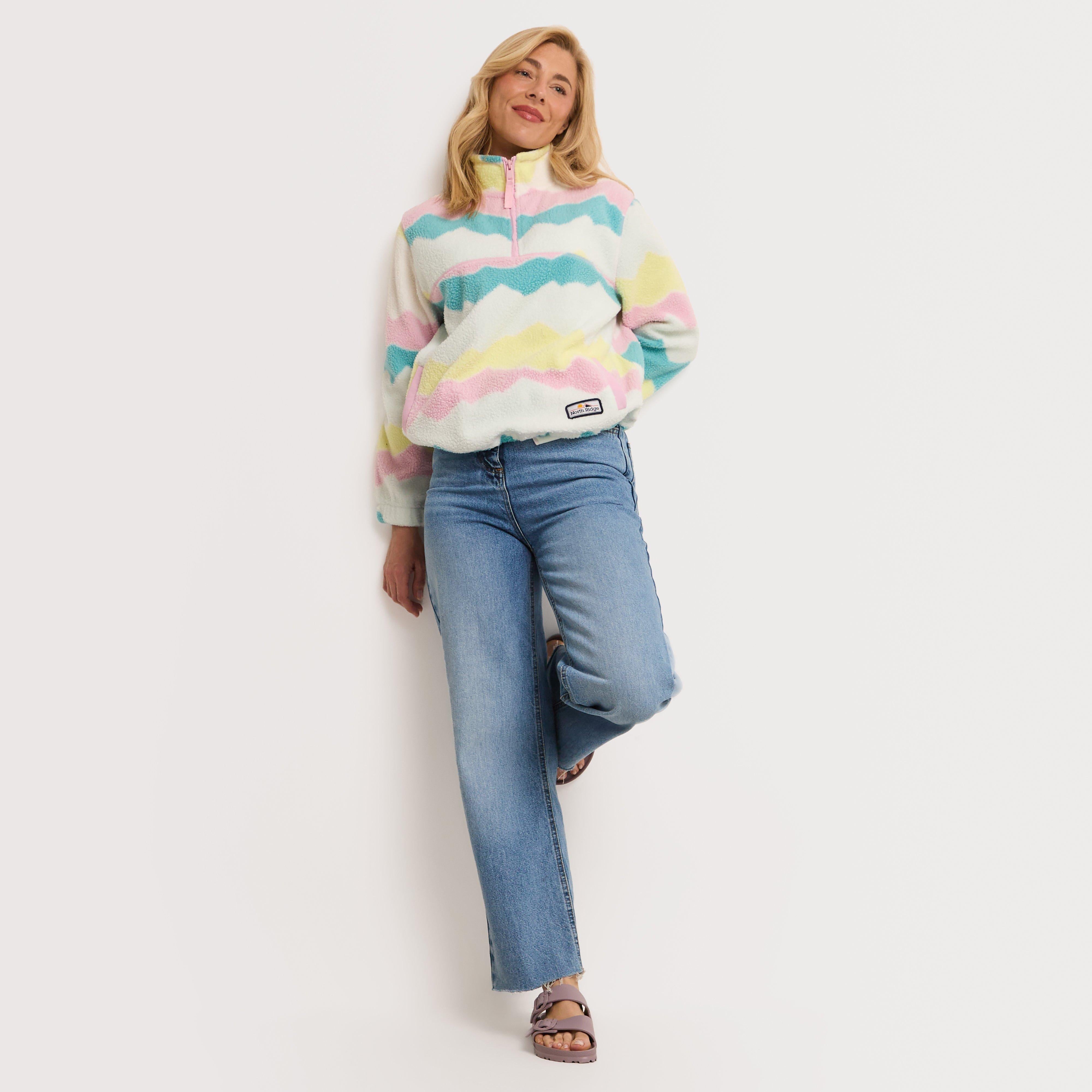 Women’s Half-Zip Borg Fleece