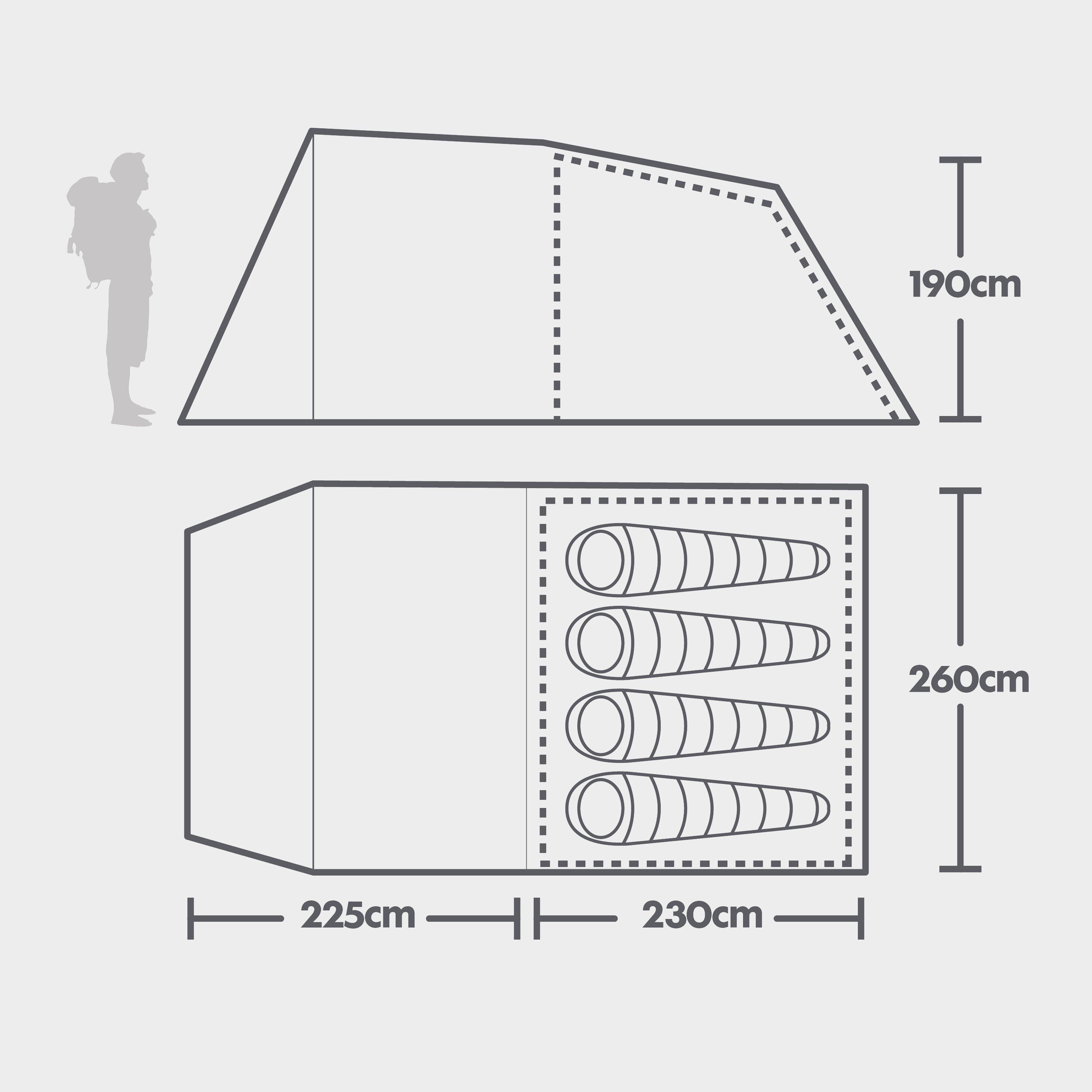 Sendero 4 Family Tent