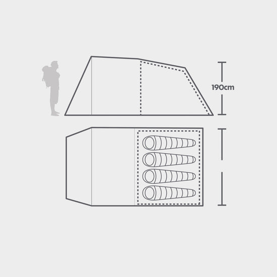 Sendero 4 Family Tent