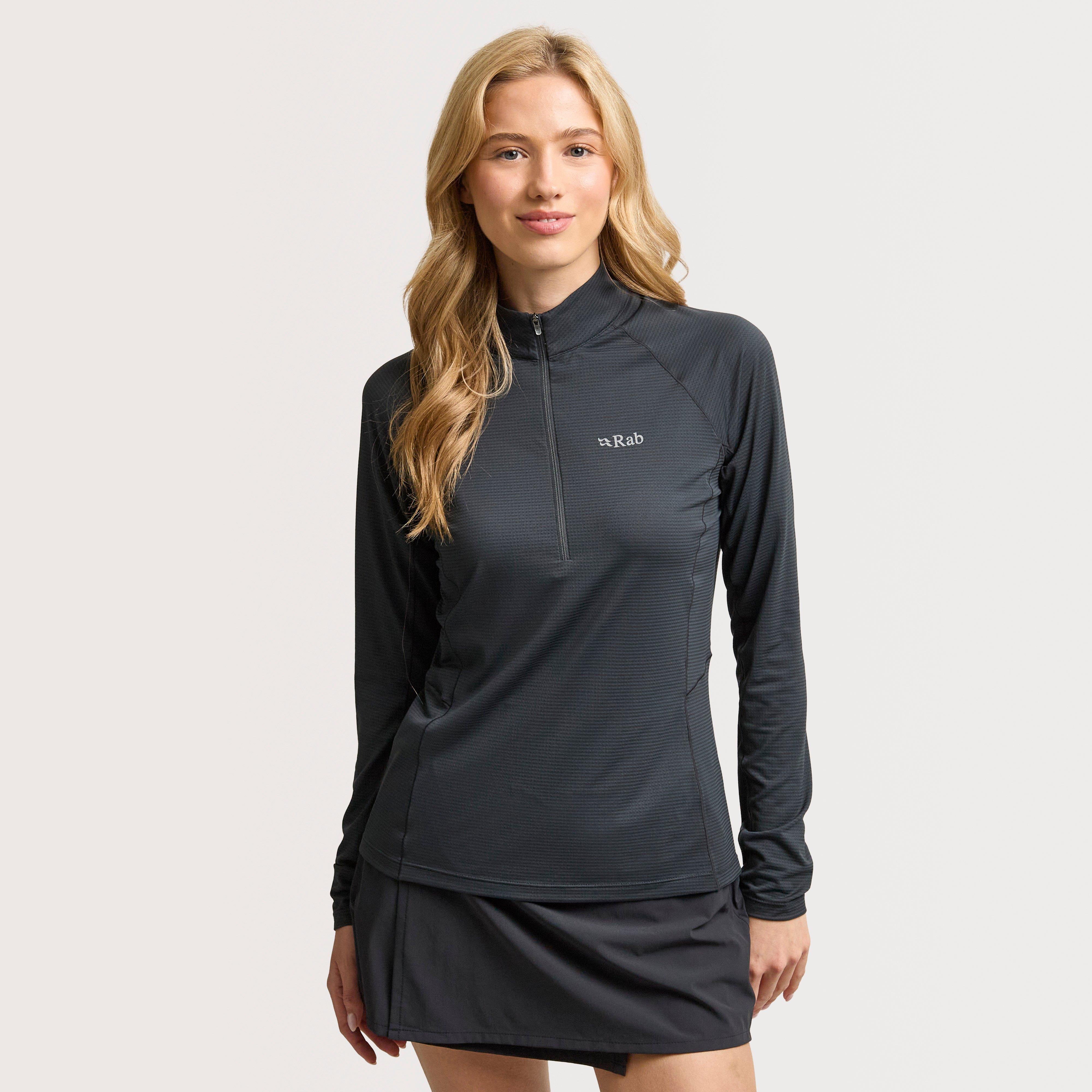 Women's Sonic Long Sleeve Zip - Beluga