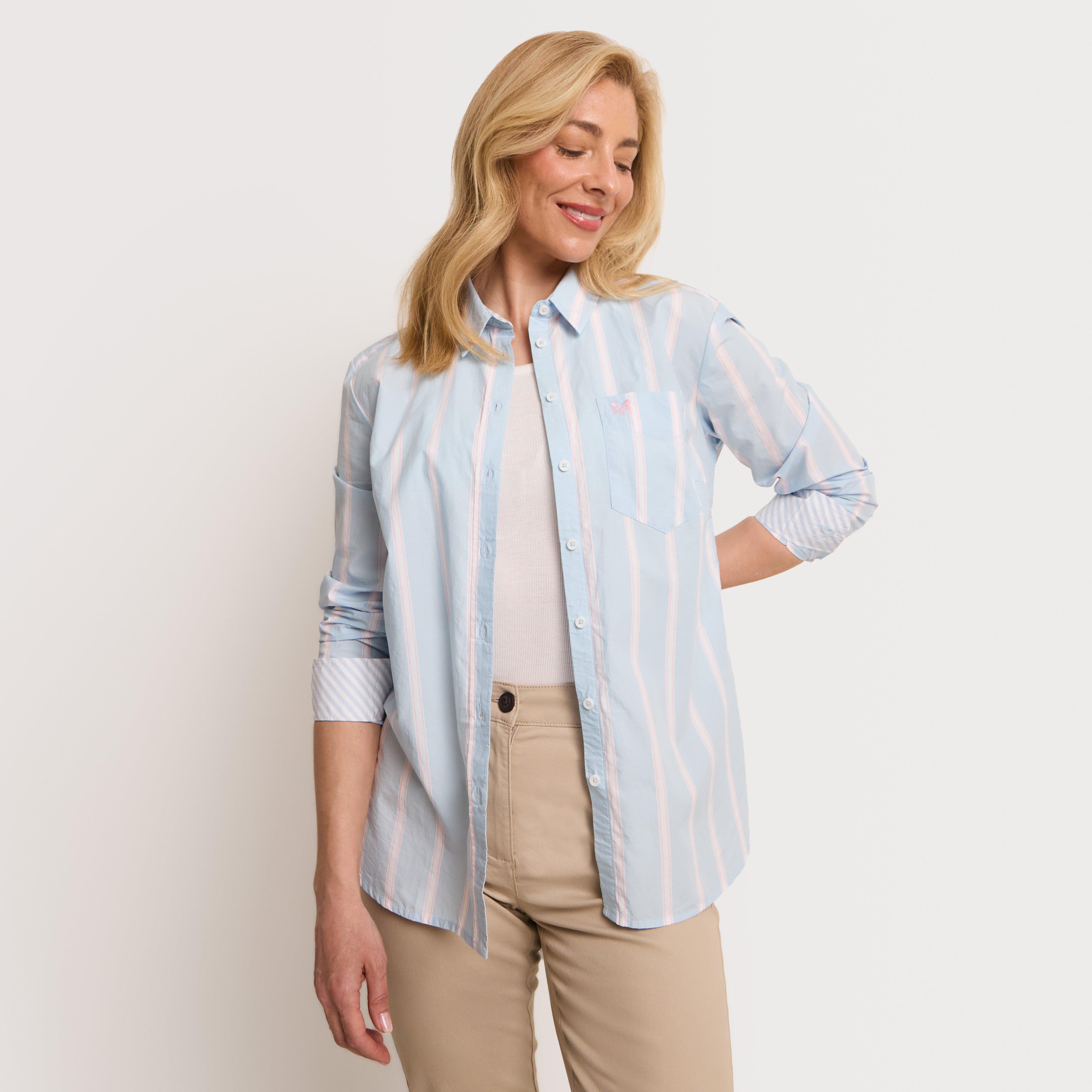 Women's Relaxed Fit Cotton Poplin Shirt