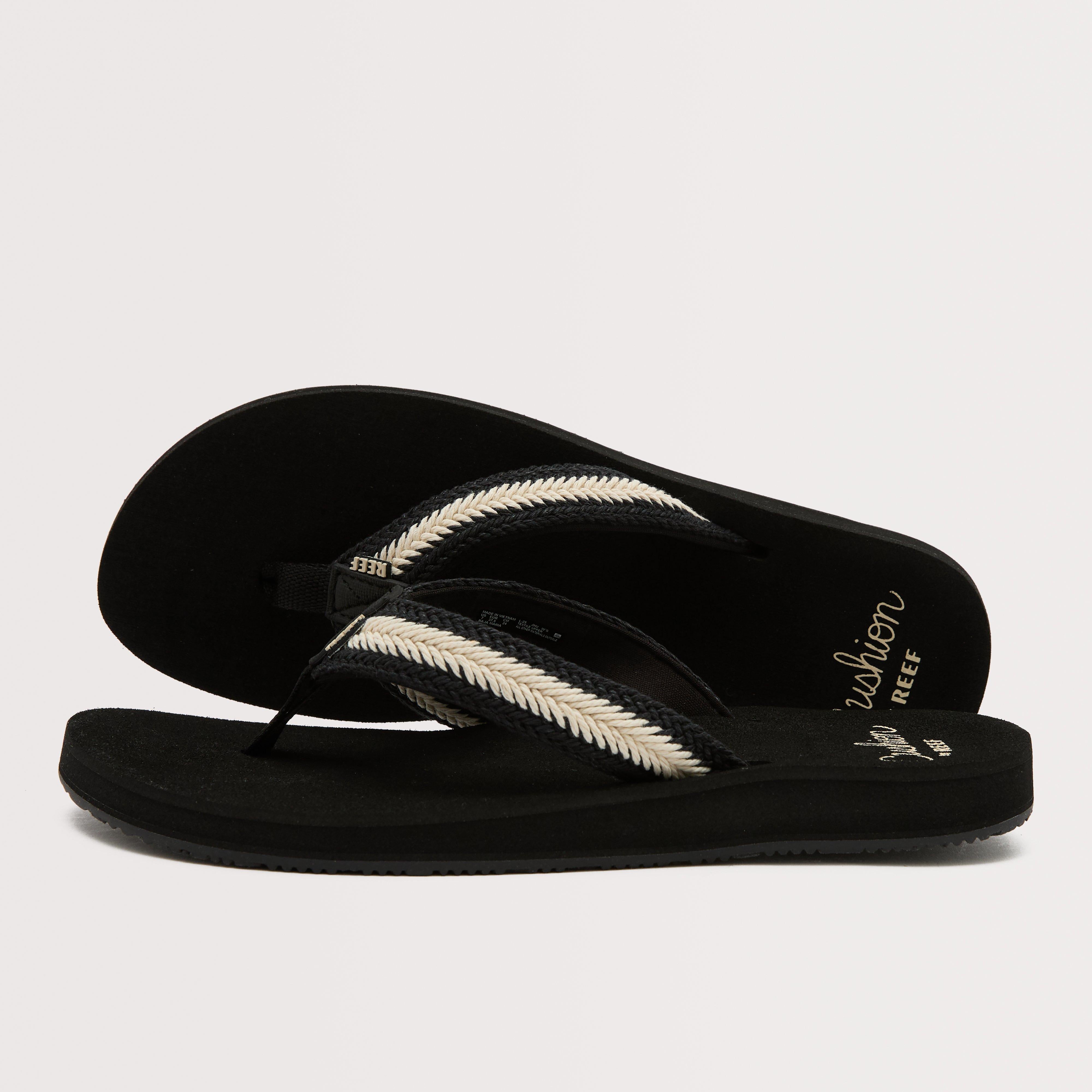 Women's Baja Maria Flip Flops Black Vintage