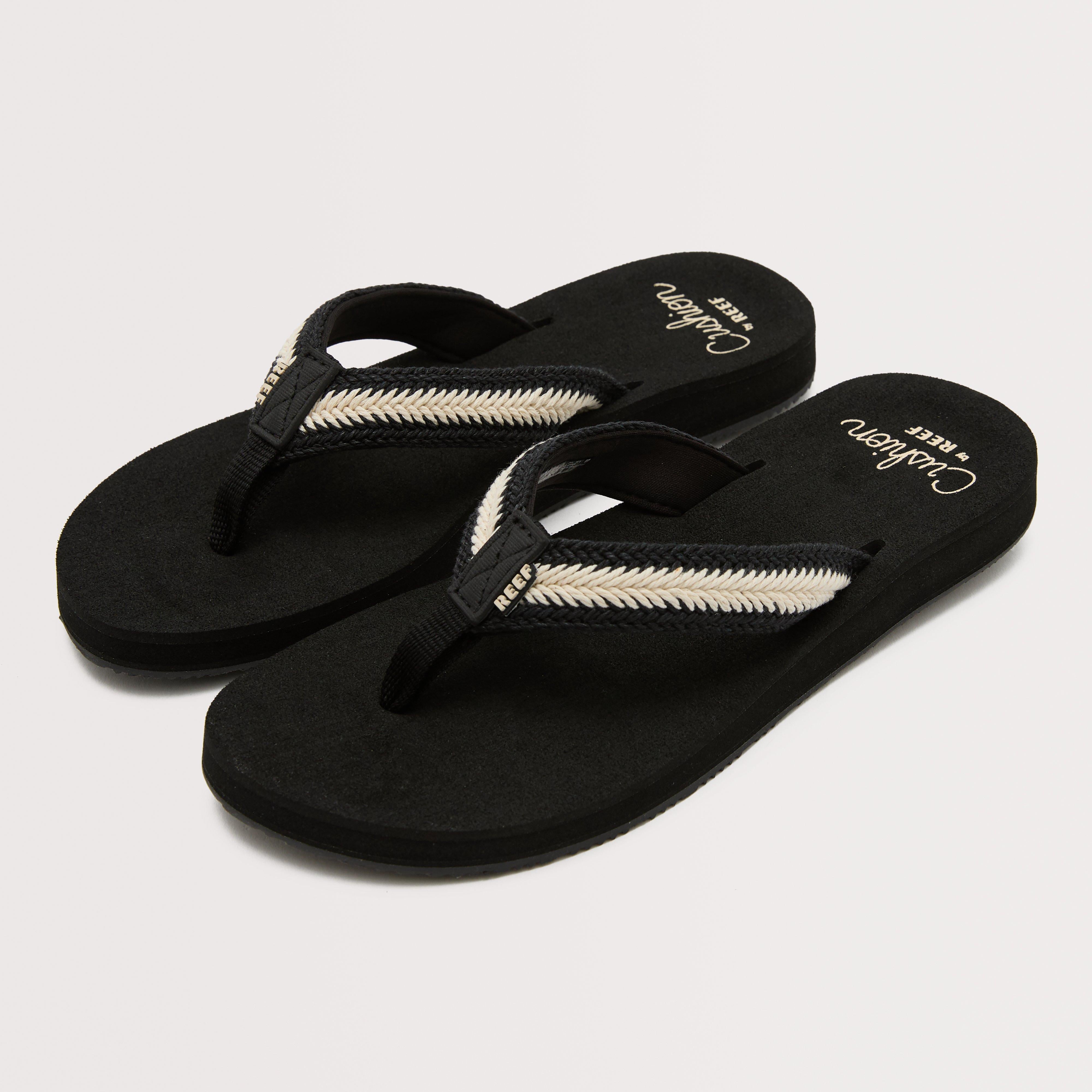 Women's Baja Maria Flip Flops Black Vintage