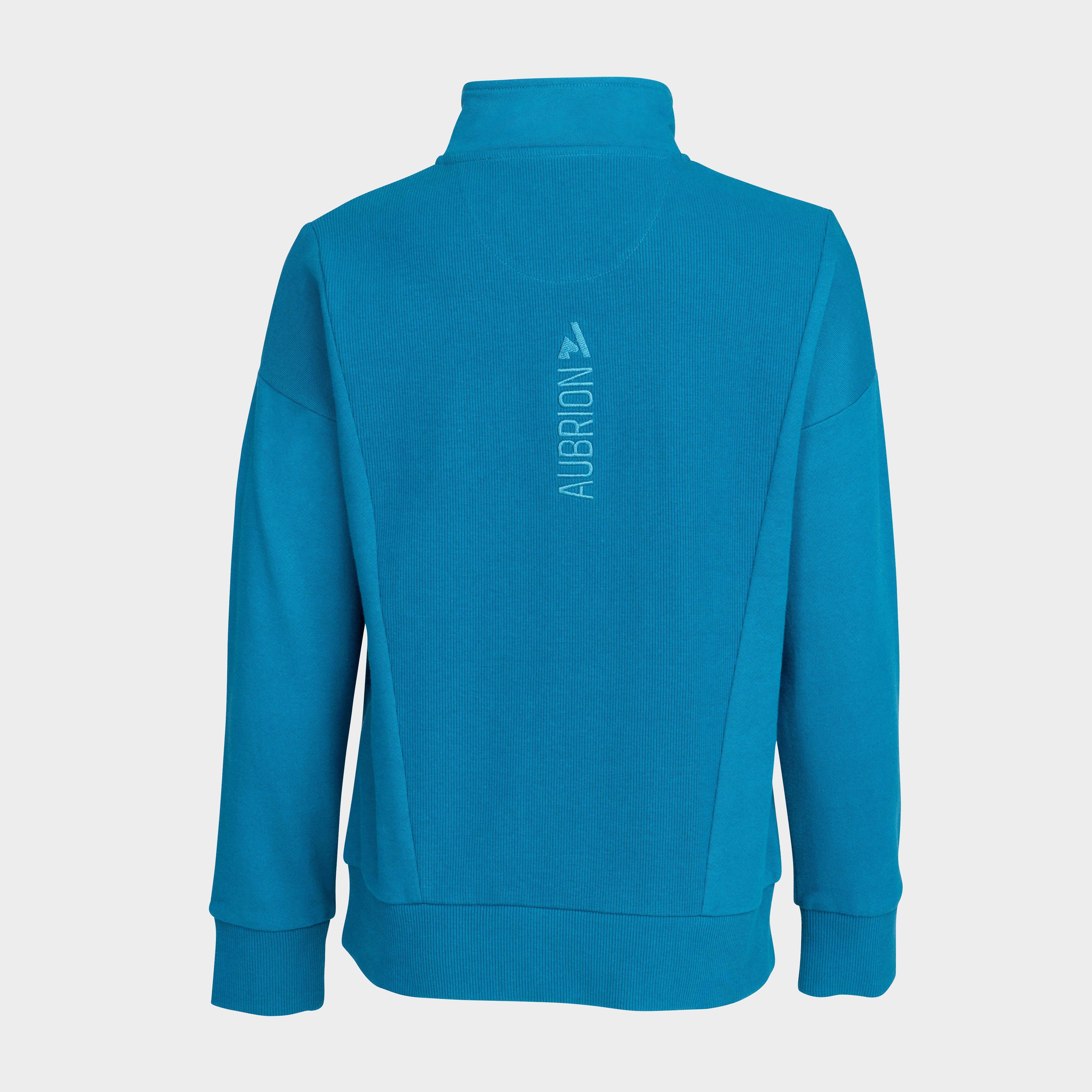Young Rider React Quarter Zip Sweater | Kingfisher