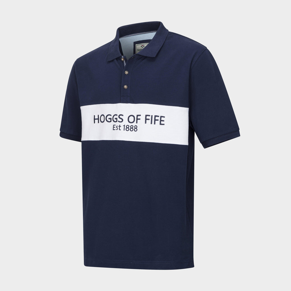 Men’s Stewart Block Pique Polo Shirt