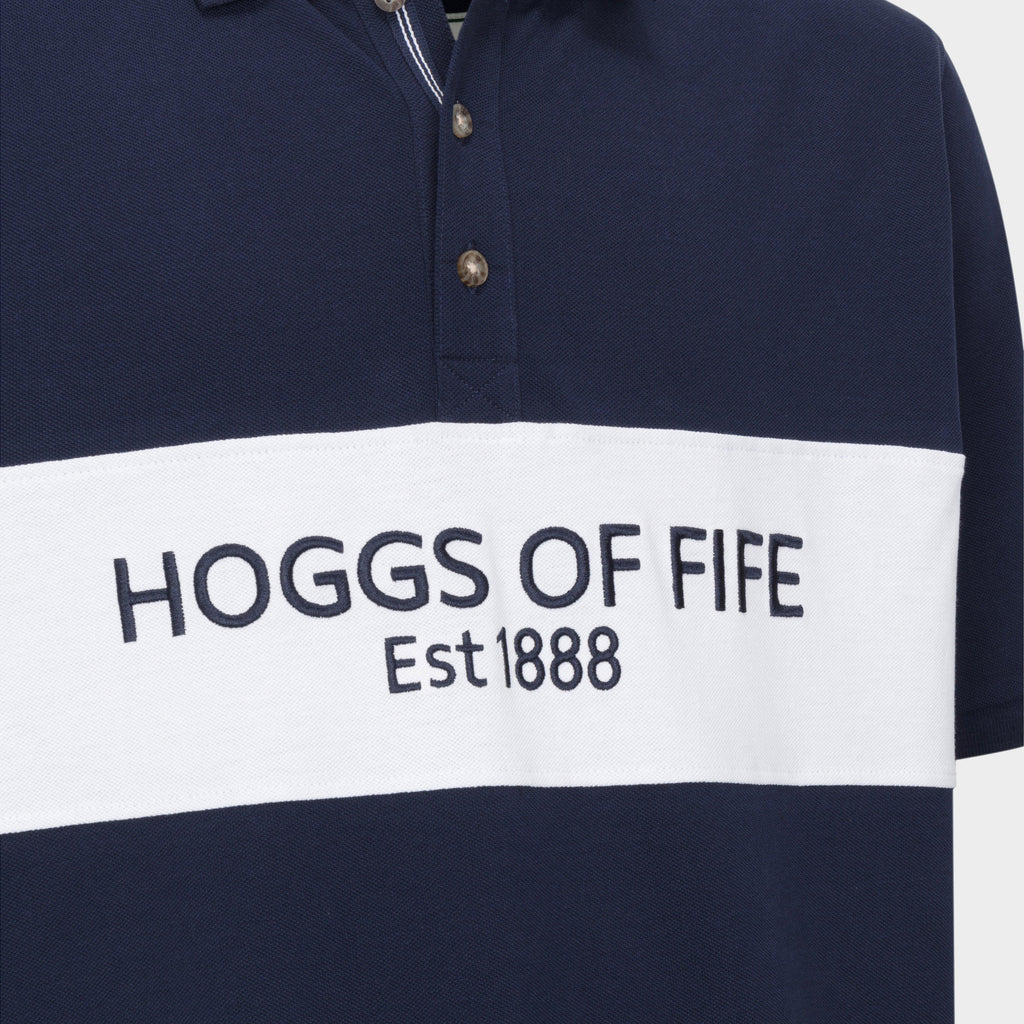 Men’s Stewart Block Pique Polo Shirt