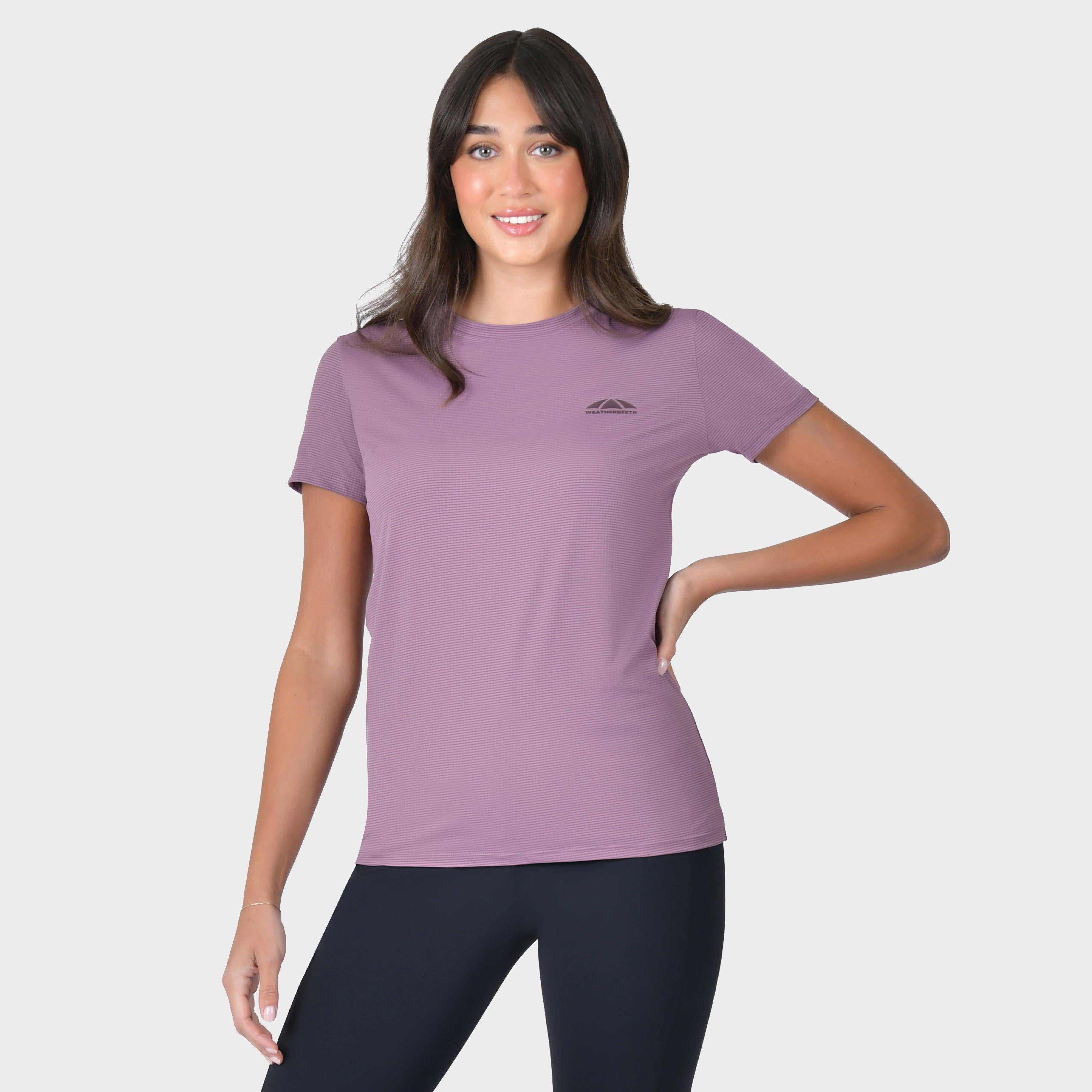 Women’s Relaxed Copper UV Short Sleeve Tee | Mauve Wine