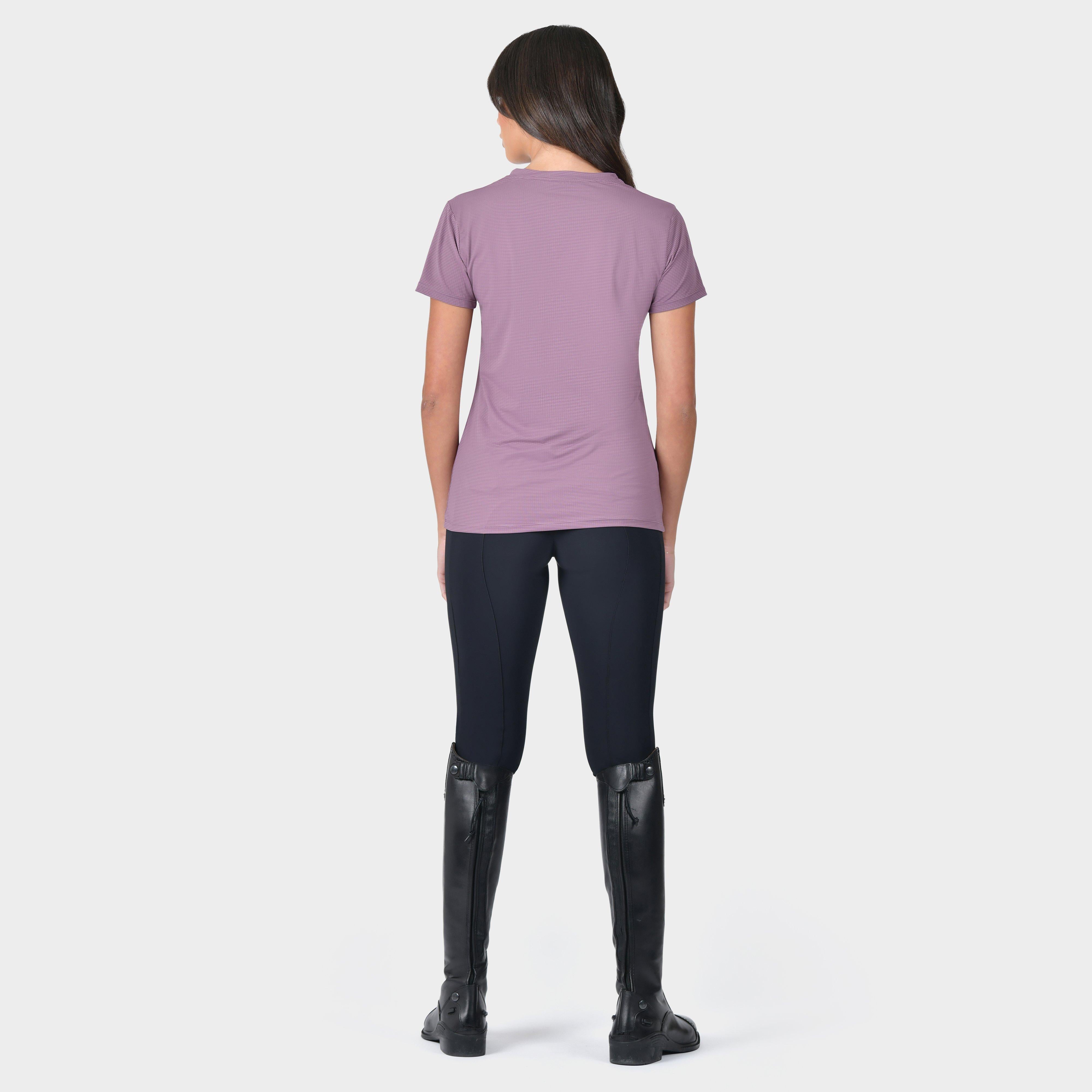 Women’s Relaxed Copper UV Short Sleeve Tee | Mauve Wine