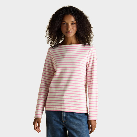 Women's Harbour Striped Boat Neck Breton Top