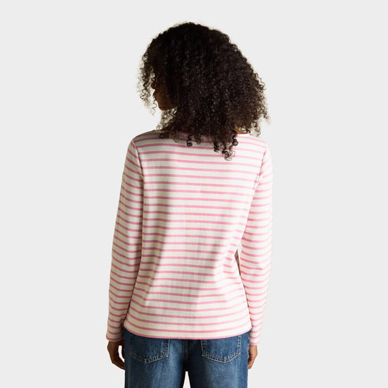 Women's Harbour Striped Boat Neck Breton Top