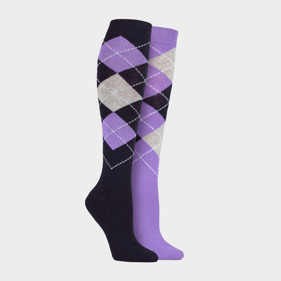 Women's Argyle Twin Pack Socks