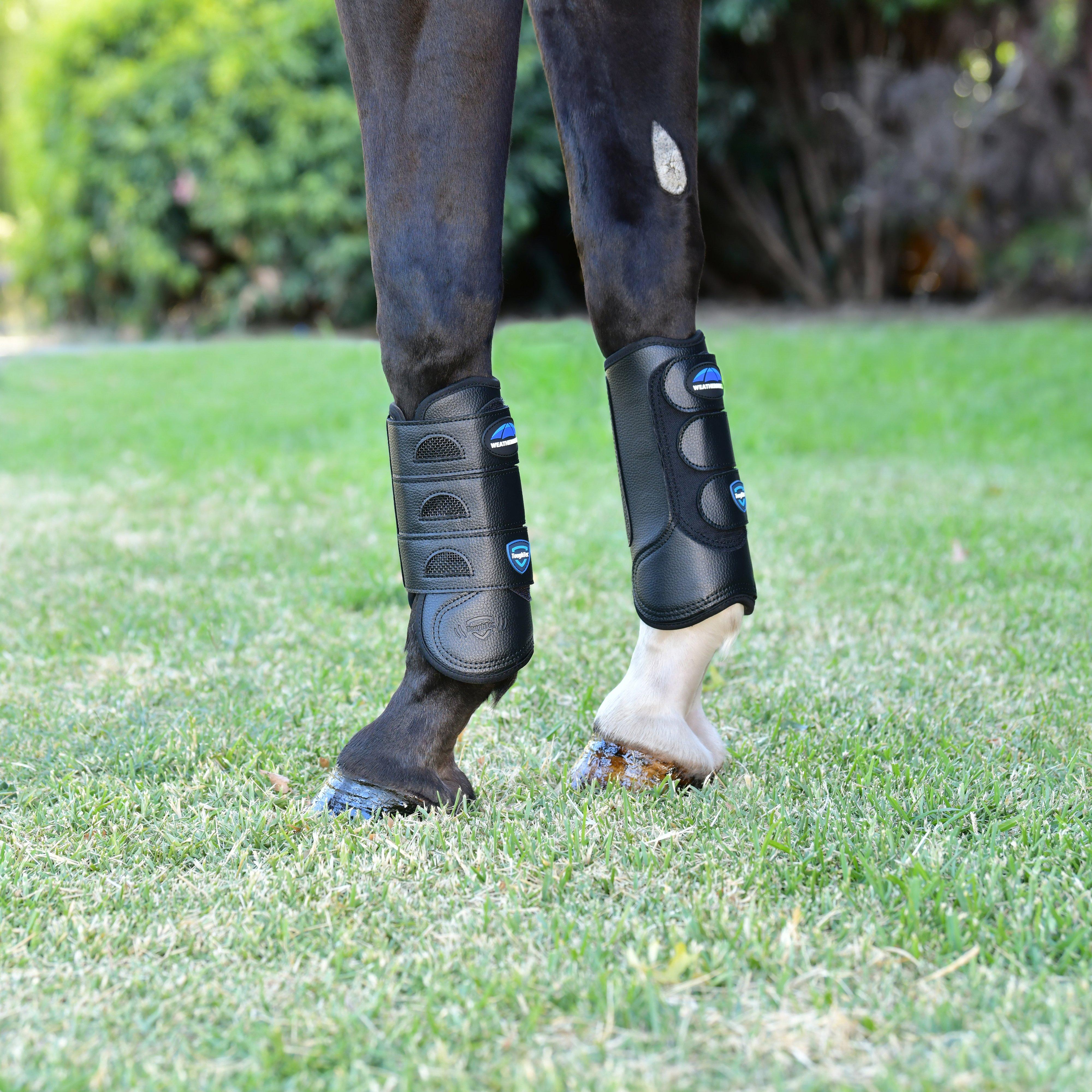 Tough-Tec Eventing Front Boots | Black