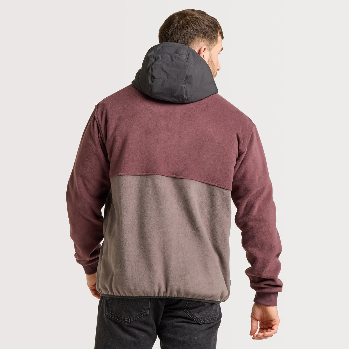 Men's Woodland Full Zip Hooded Polar Fleece