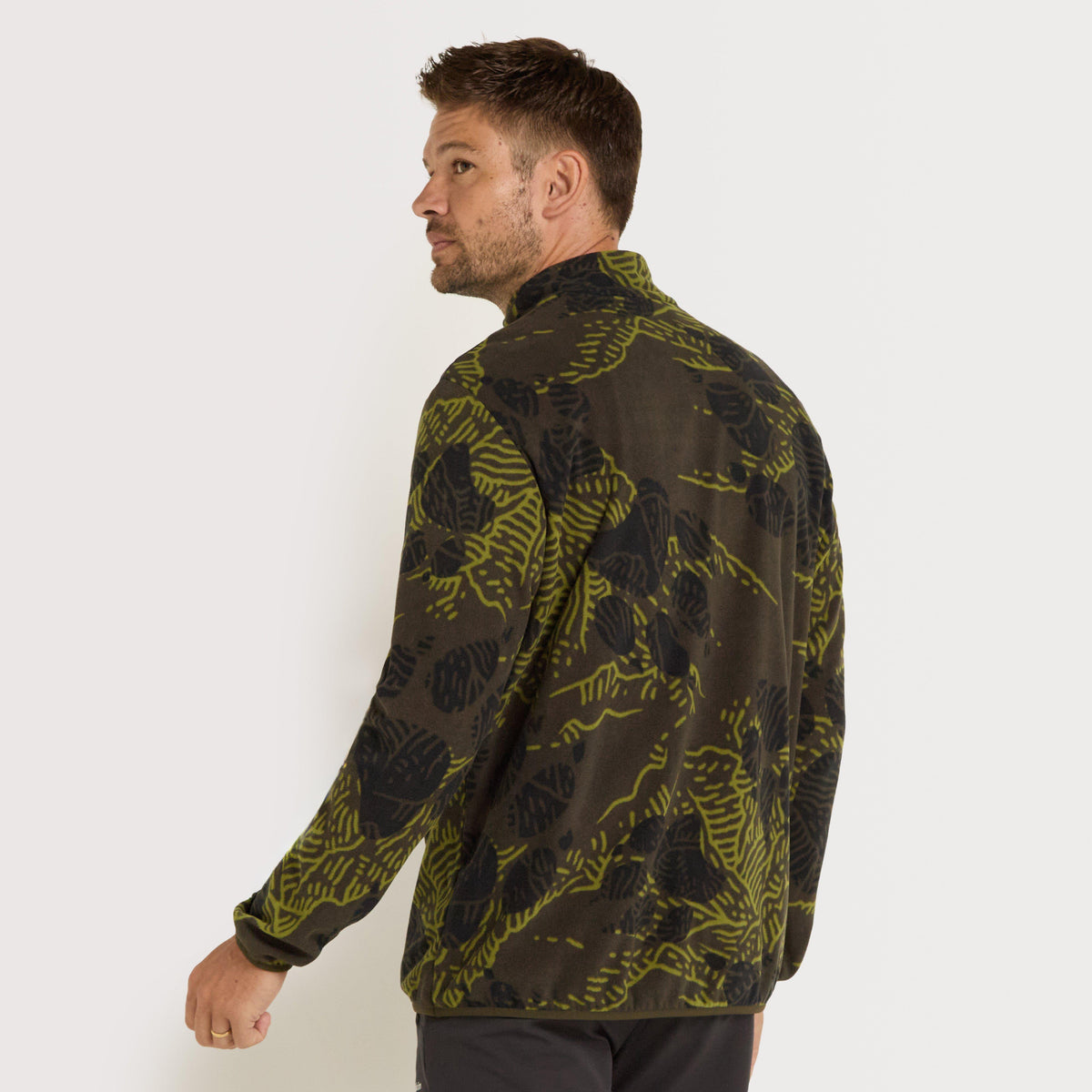 Men’s Paw Era 100 Print Half Zip Fleece Jacket