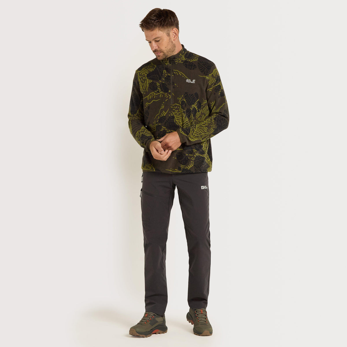 Men’s Paw Era 100 Print Half Zip Fleece Jacket