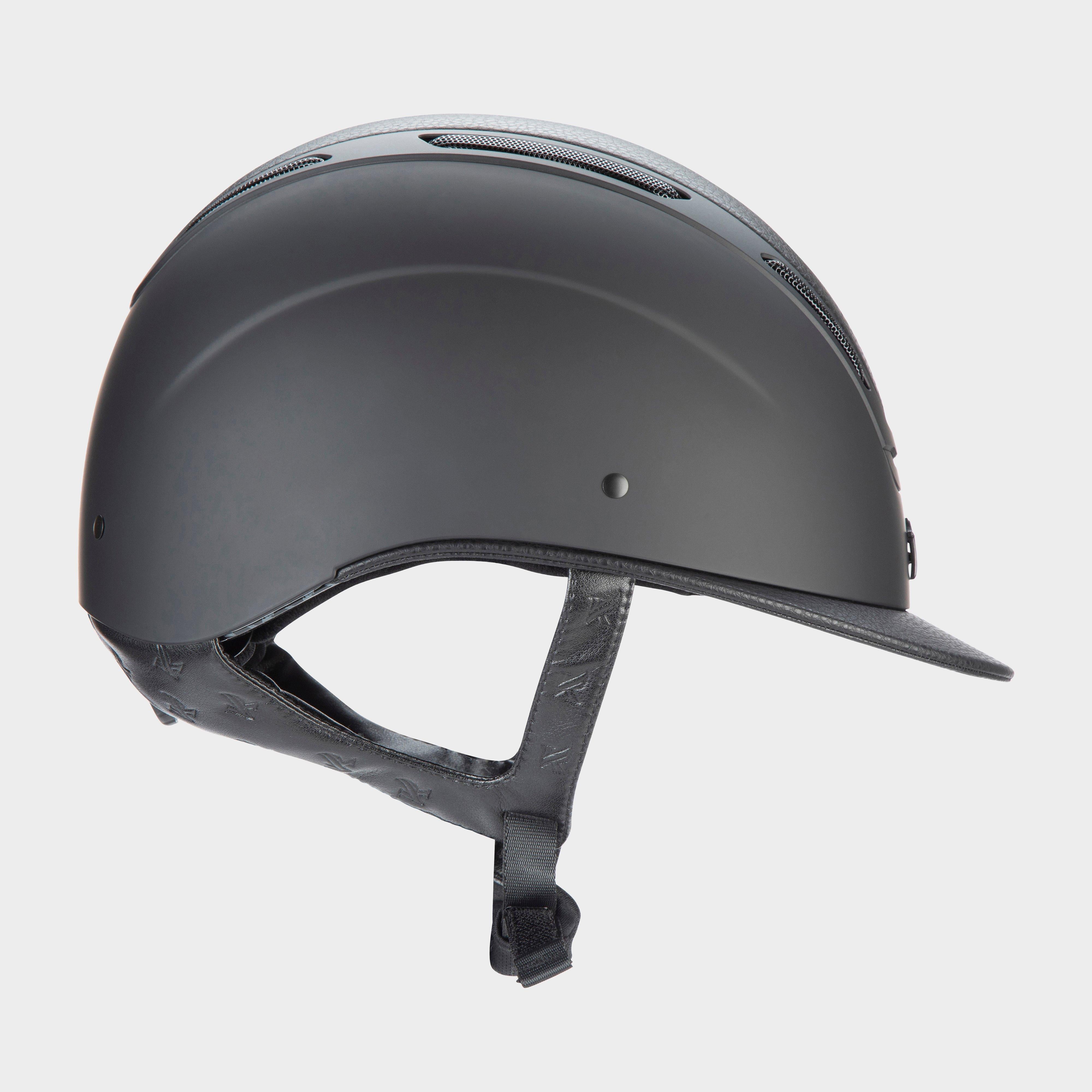 Adult Amity LTHR Riding Hat Black