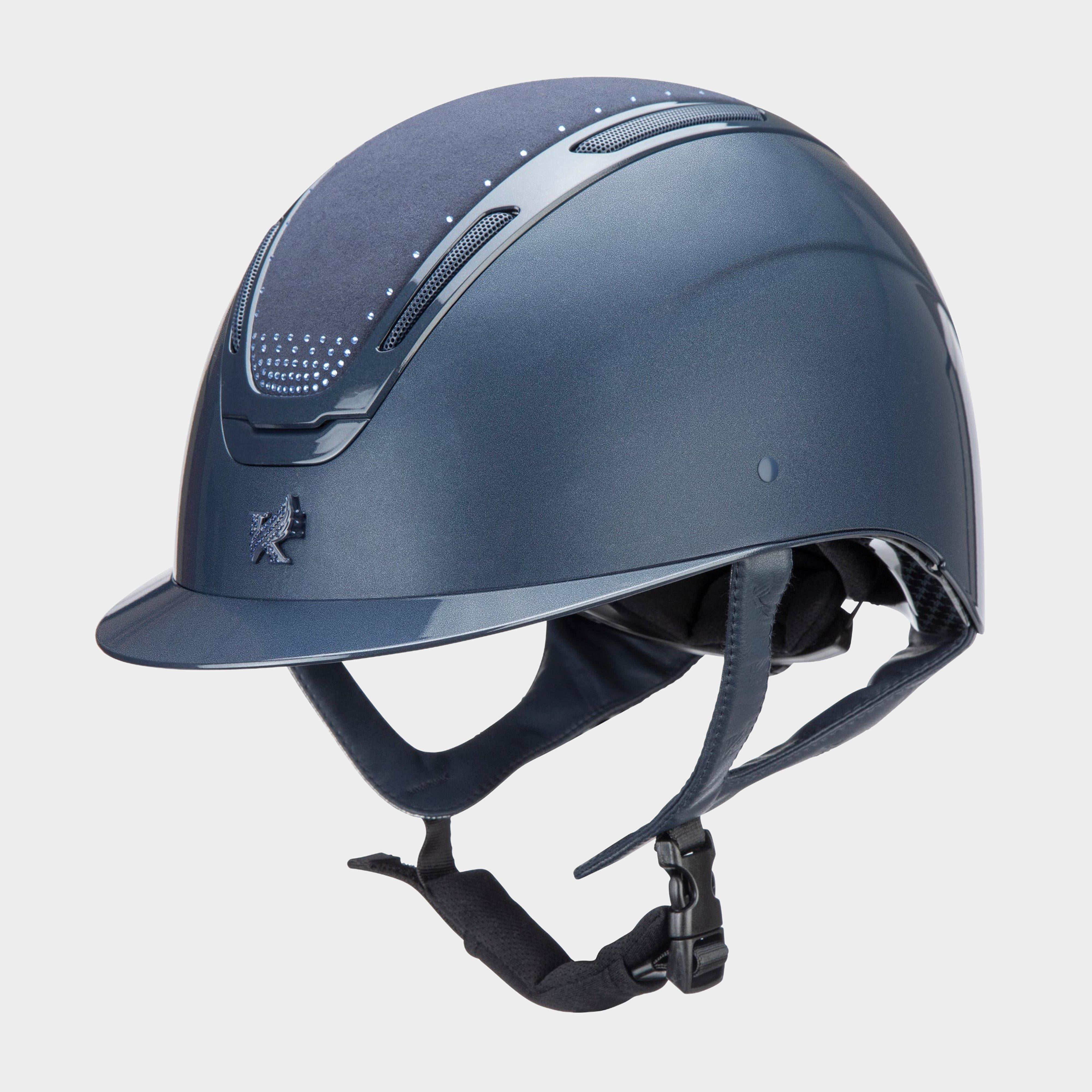 Adults Amity SPKL Riding Hat Navy