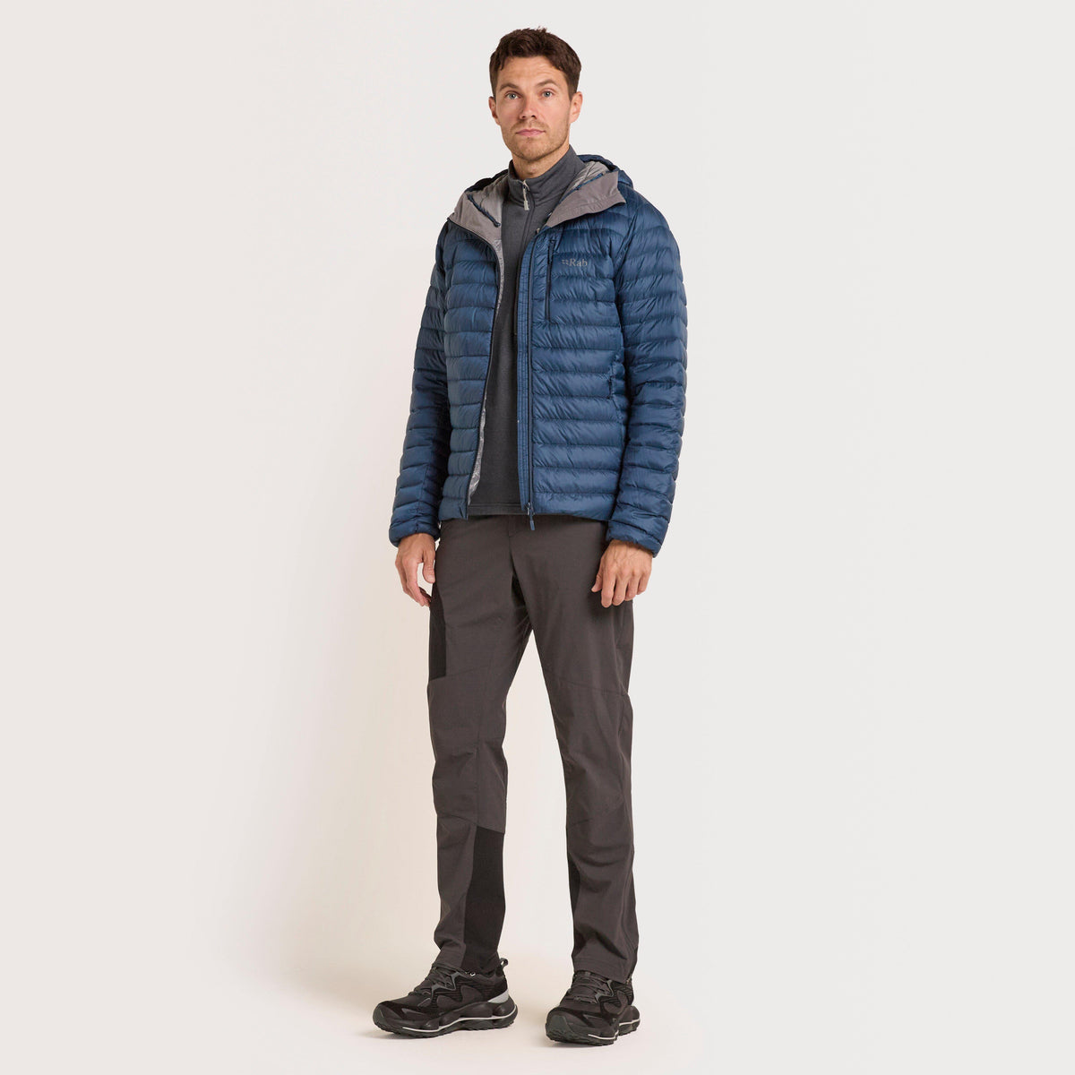 Men's Microlight Alpine Down Hooded Jacket