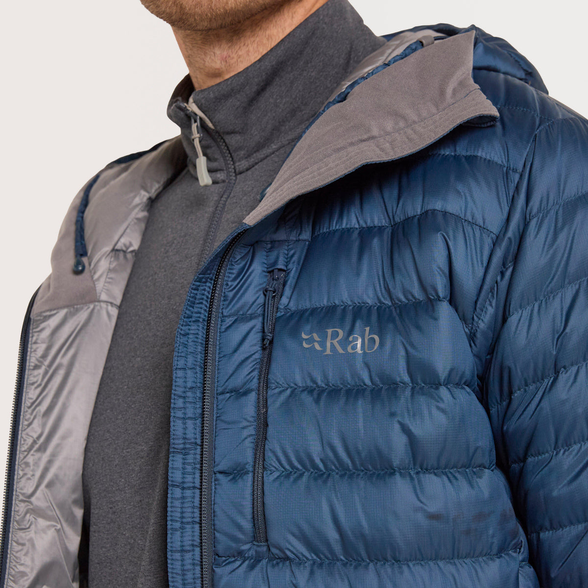 Men's Microlight Alpine Down Hooded Jacket